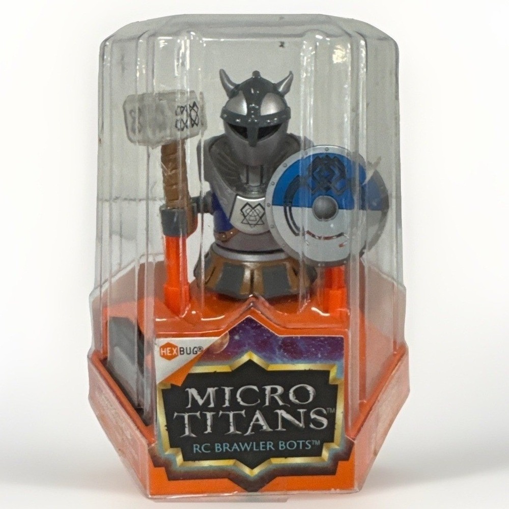 Hexbug Micro Titans Viking RC Brawler Bot Remote Control Robot Light Up Toy